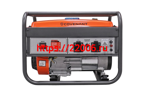 Генератор бенз. "COVENANT" GG3600A (2,5/2,8кВт, LT168F, 6,5л.с., бак 15л, 39кг, руч.старт) фото 2 Генератор бенз. "COVENANT" GG3600A (2,5/2,8кВт, LT168F, 6,5л.с., бак 15л, 39кг, руч.старт) фото 2
