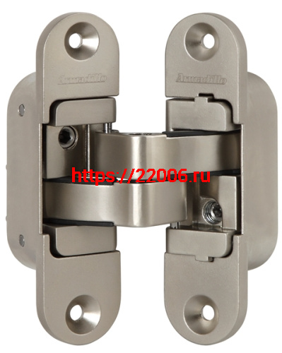 Петля Armadillo (Армадилло) скрытой установки U3D6200R SN правая (Architect 3D-ACH 60) мат. никель 60 кг Петля Armadillo (Армадилло) скрытой установки U3D6200R SN правая (Architect 3D-ACH 60) мат. никель 60 кг
