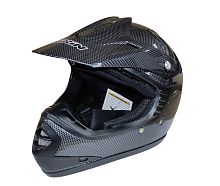 Шлем кроссовый KIRIN QL-B07, карбон, синий, размер M