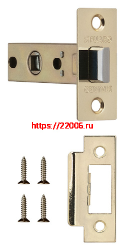 Защелка Fuaro (Фуаро) врезная METF12-45-25 (F12-45-25) GP латунь