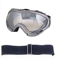 Очки S11501 оправа матовый серый металик линза зеркальная