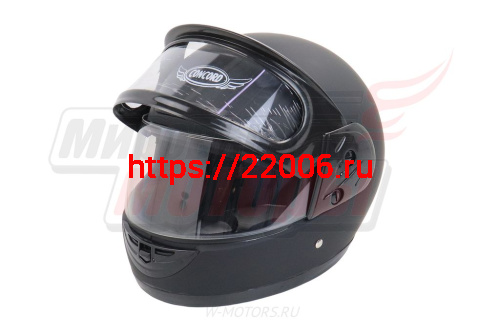 Шлем CONCORD XZF01 чёрный МАТОВЫЙ одноцветный "S,M,L,XL,XXL" (интеграл) фото 2