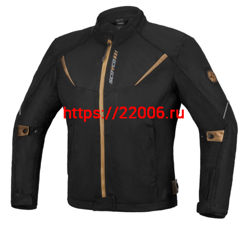 Куртка SCOYCO JK194, черно-золотое, р-р 3XL Куртка SCOYCO JK194, черно-золотое, р-р 3XL