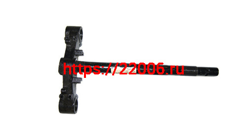 Вал рулевой с траверсой THUNDER/FLASH (тип2 отверстие) Вал рулевой с траверсой THUNDER/FLASH (тип2 отверстие)