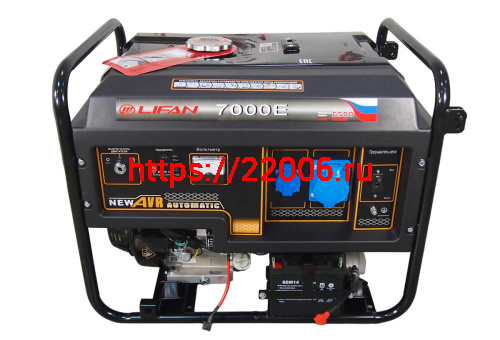 Генератор бензиновый LIFAN 6 GF-4 (LF7000E)