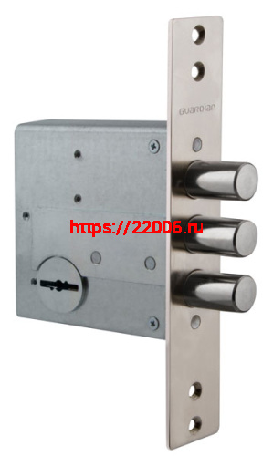 Замок Guardian (Гардиан) врезной сувальдный ЗВ 50.01, 4 кл. (длинный кл. 59 мм) /123:003/