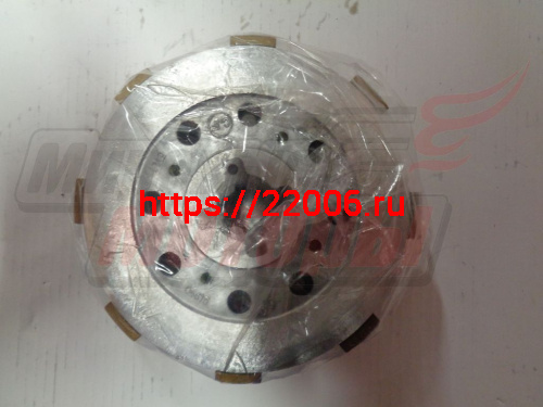 Диски сцепления YBR125 в сборе (металл+феродо) 8 пазов Диски сцепления YBR125 в сборе (металл+феродо) 8 пазов