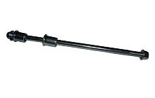 Ось переднего колеса скутер QUANTUM (М10*1.25мм*240мм) в сборе со втулками и гайкой (074)