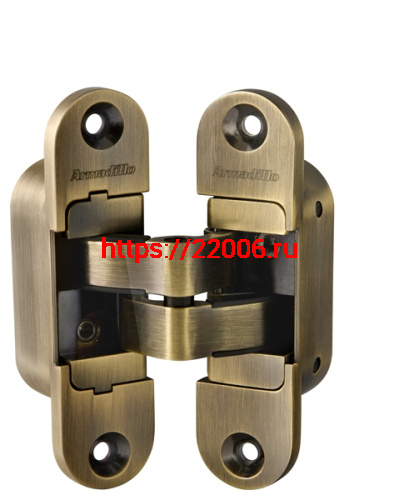 Петля Armadillo (Армадилло) скрытой установки U3D4200L AB левая (Architect 3D-ACH 40) бронза 40 кг Петля Armadillo (Армадилло) скрытой установки U3D4200L AB левая (Architect 3D-ACH 40) бронза 40 кг