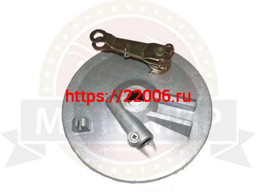 Барабан тормозной передний трицикл Лифан С.О большой в сборе с колодками