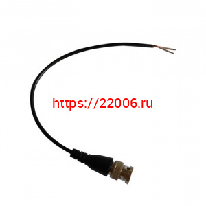 штекер BNC прямой с РК-75 кабелем штекер BNC прямой с РК-75 кабелем