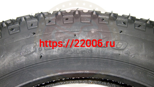 Покрышка 10" 3.50-10 Р240 без камеры, скутер, WANDA фото 3 Покрышка 10" 3.50-10 Р240 без камеры, скутер, WANDA фото 3