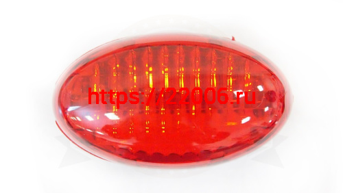 Фонарь Вело задний, 5 диода, красный овальный, (JY-006T) (VL605) фото 3 Фонарь Вело задний, 5 диода, красный овальный, (JY-006T) (VL605) фото 3