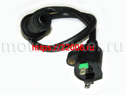 Катушка зажигания 139QMB, 152QMI, 157QMJ, Honda Dio 50-150сс с колпачком 90 гр TMMP Катушка зажигания 139QMB, 152QMI, 157QMJ, Honda Dio 50-150сс с колпачком 90 гр TMMP