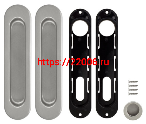 Ручка Armadillo (Армадилло) для раздвижных дверей SH.LD152.010 (SH010) SN-3 матовый никель фото 2 Ручка Armadillo (Армадилло) для раздвижных дверей SH.LD152.010 (SH010) SN-3 матовый никель фото 2