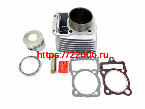 Цилиндро - поршневая группа 4Т 167FMM (NT250) 67x65 (89,1/88,7/80,2/16)