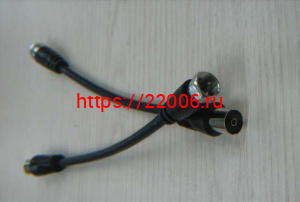 F-штекер - ТВ-гнездо кабель-хвост F-штекер - ТВ-гнездо кабель-хвост