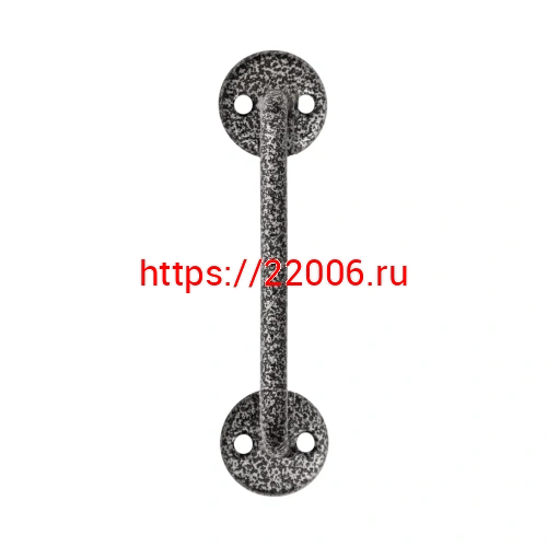 Ручка-скоба РС-100-3 пол. серебро (пакет) фото 2