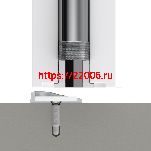 Упор Armadillo (Армадилло) дверной скрытый MAX INOX/2 фото 6 Упор Armadillo (Армадилло) дверной скрытый MAX INOX/2 фото 6