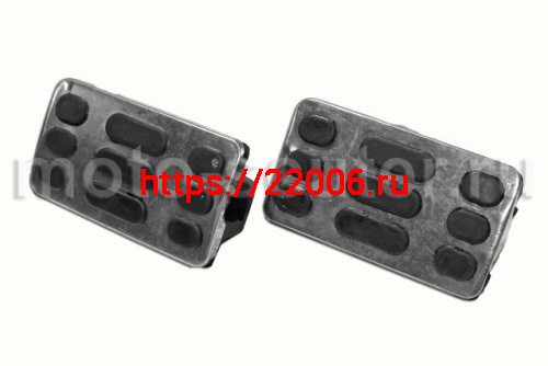 Резинки подножки водителя мопед Дельта, Альфа, Орион алюминиевые Резинки подножки водителя мопед Дельта, Альфа, Орион алюминиевые