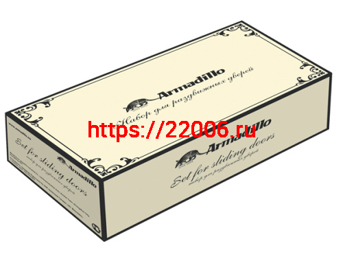 Ручка Armadillo (Армадилло) для раздвижных дверей SH.CL152.010 (SH010/CL) SILVER-925 серебро 925 фото 2