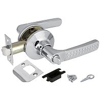 Ручка Punto (Пунто) защелка DK626 CP-BK (6026 CP-B) (фик.) хром