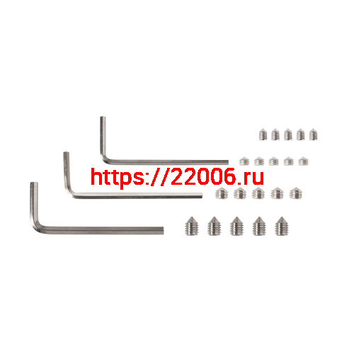 Набор винтов Ajax (Аякс) для ручек дверных (М6х8, М6х5, М5х4, M4x6, шестигранники) Набор винтов Ajax (Аякс) для ручек дверных (М6х8, М6х5, М5х4, M4x6, шестигранники)