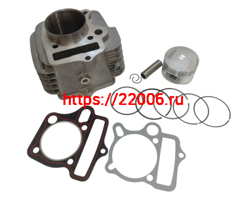 Цилиндр в сборе 1Р54FMI Шторм 54 мм без уха (цилиндр+поршень+палец 13мм+кольца)