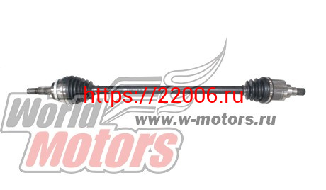 Привод колеса правый в сборе SOLANO (BAC2203200) Привод колеса правый в сборе SOLANO (BAC2203200)