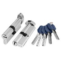 Цилиндровый механизм Punto (Пунто) с вертушкой Z402/90 mm (45+10+35) CP хром 5 кл. (без винта, тех упаковка)