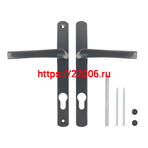 Ручка Punto (Пунто) на планке HANDLE.85.25.67-75 RAL 7016 антрацит фото 3 Ручка Punto (Пунто) на планке HANDLE.85.25.67-75 RAL 7016 антрацит фото 3