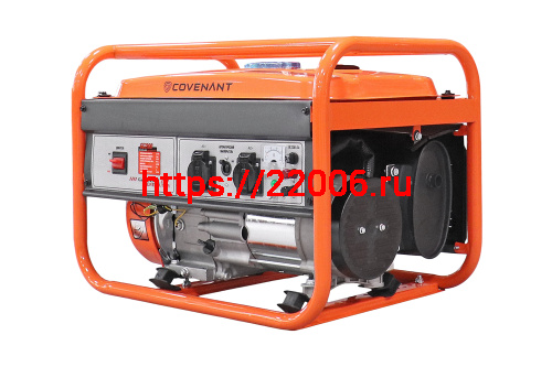 Генератор бенз. "COVENANT" GG3900 (2,8/3,0кВт, LT170F, 7л.с., бак 15л, 40кг, руч.старт, МЕДЬ) фото 2 Генератор бенз. "COVENANT" GG3900 (2,8/3,0кВт, LT170F, 7л.с., бак 15л, 40кг, руч.старт, МЕДЬ) фото 2