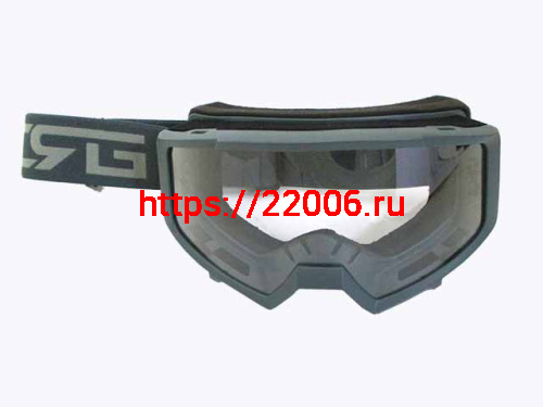 Очки YH-188B оправа серая матовая, линза прозрачная