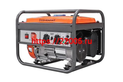 Генератор бенз. "COVENANT" GG3600A (2,5/2,8кВт, LT168F, 6,5л.с., бак 15л, 39кг, руч.старт) Генератор бенз. "COVENANT" GG3600A (2,5/2,8кВт, LT168F, 6,5л.с., бак 15л, 39кг, руч.старт)