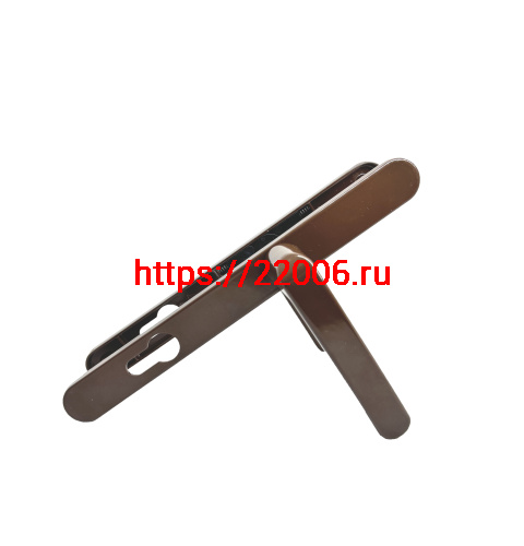 Ручка дверная Zenit (Зенит) на планке РФ1-85.25 (85 мм) коричневый