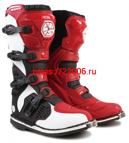Мотоботы Scoyco MBM001 красные 41 Мотоботы Scoyco MBM001 красные 41