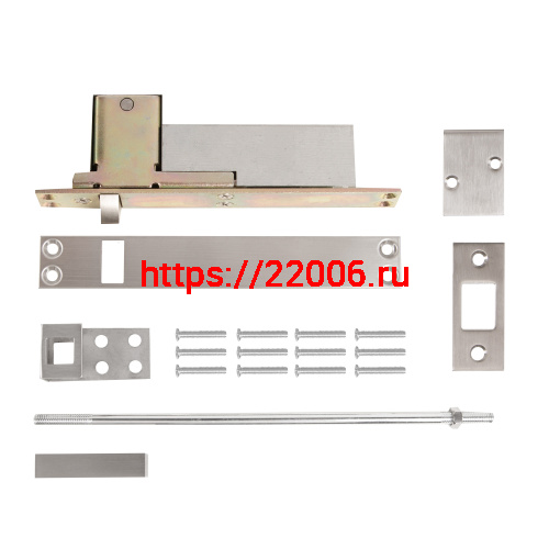 Шпингалет Fuaro (Фуаро) автоматический RIGEL-AUTO-set/171 12x12х80 мм (ход 18,75 мм, шток 200 мм) для мет.дверей фото 4 Шпингалет Fuaro (Фуаро) автоматический RIGEL-AUTO-set/171 12x12х80 мм (ход 18,75 мм, шток 200 мм) для мет.дверей фото 4