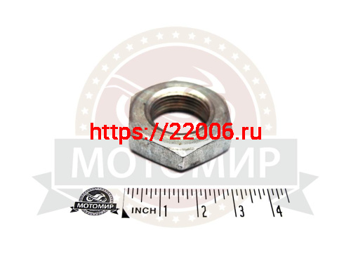 Гайка втулки задней звезды Иж М22*1.5мм (полуоси) Гайка втулки задней звезды Иж М22*1.5мм (полуоси)