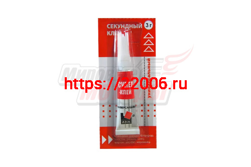 Клей-супер "A.D.M" (3гр.) (GHS325B)