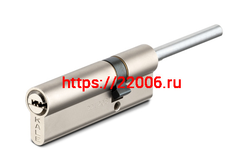 Цилиндровый механизм Kale kilit (Кале килит) под вертушку (дл.шток) 164 SX/71 (35+10+26) mm никель 5 кл.