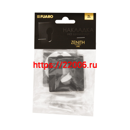 Накладка Fuaro (Фуаро) на цилиндр ET.K.ZL52 BL-24 черный фото 2 Накладка Fuaro (Фуаро) на цилиндр ET.K.ZL52 BL-24 черный фото 2