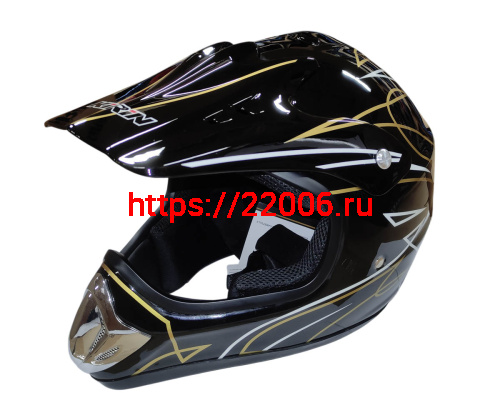 Шлем кроссовый KIRIN QL-128, оранж, красный, черный, оранж-черн, размер S Шлем кроссовый KIRIN QL-128, оранж, красный, черный, оранж-черн, размер S