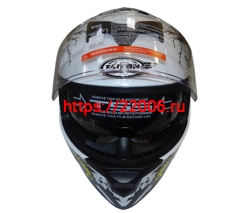 Шлем интеграл FALCON F702, размер M, с очками, (уп. 6 шт.) фото 5