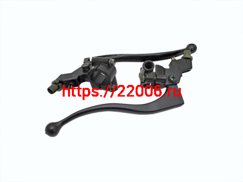 Рычаги сцепления и тормоза Forester-200/Yamaha YBR125 с креплением под зеркало М10