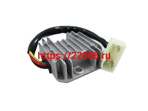 Реле регулятор напряжения 152QMI, 157QMJ 125/150cс (1 штекер широкий "папа" 5 контакта) Реле регулятор напряжения 152QMI, 157QMJ 125/150cс (1 штекер широкий "папа" 5 контакта)