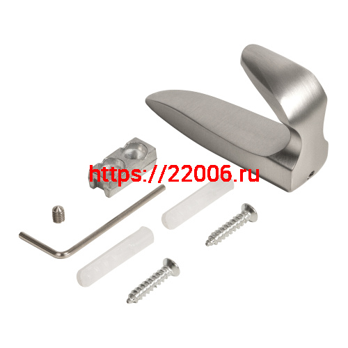 Крючок Ajax (Аякс) настенный MB-LM/K-002 SN матовый никель фото 4