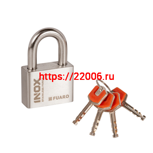 Замок Fuaro (Фуаро) навесной PL-INOX FORCE IF-60 4 key (дисковый ключ) Замок Fuaro (Фуаро) навесной PL-INOX FORCE IF-60 4 key (дисковый ключ)