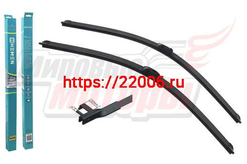 Щётки стеклоочистителя комплект 2 шт. HEMEN 650/650 мм (HP6565C)