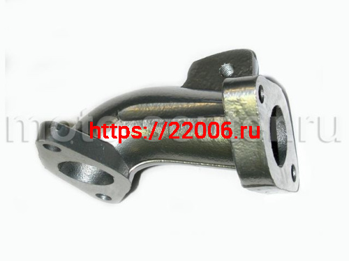 Патрубок карбюратора впускной мопед Актив 110 алюминиевый короткий (впускной коллектор) Патрубок карбюратора впускной мопед Актив 110 алюминиевый короткий (впускной коллектор)