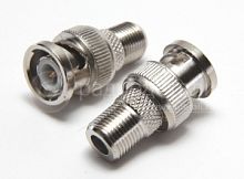 BNC штекер-F гнездо переходник